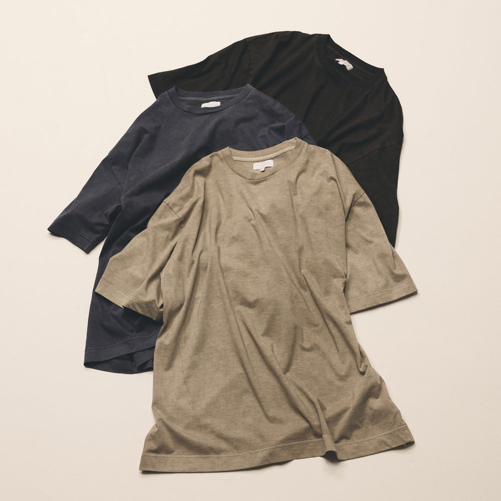 KANEMASA PHIL. / 36G Low Twist Garment Dye S/S Tee